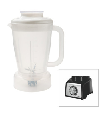 COPO MONDIAL L 1000 TRANSLÚCIDO  (TAMPA BRANCA)