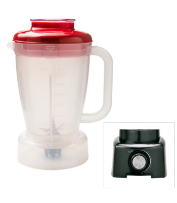 COPO PHILCO PH 700/900/FUN KITCHEN MAX 2/PHILCO PLQ915/PHILCO PLQ1412/BRITANIA B1000 TRANSLÚCIDO(TAMPA VERM)