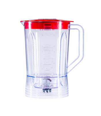 Copo Mondial Turbo Chef 1000w Multi Pro Sangel Cristal (Tampa Vermelha)