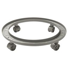 SUPORTE PARA BOTIJÃO DE GÁS COM RODINHAS (CINZA)