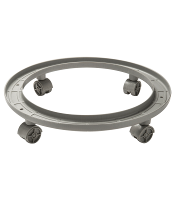 SUPORTE PARA BOTIJÃO DE GÁS COM RODINHAS (CINZA)