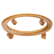 SUPORTE PARA BOTIJÃO DE GÁS COM RODINHAS (NATURAL)