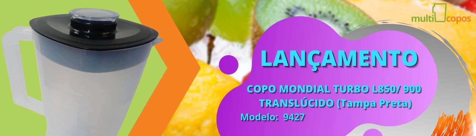COPO MONDIAL TURBO L850/ 900 TRANSLÚCIDO